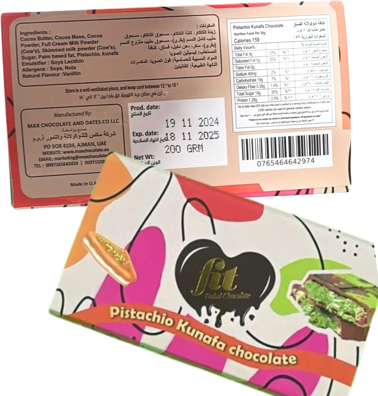 Original Fit Dubai Chocolate (200g)