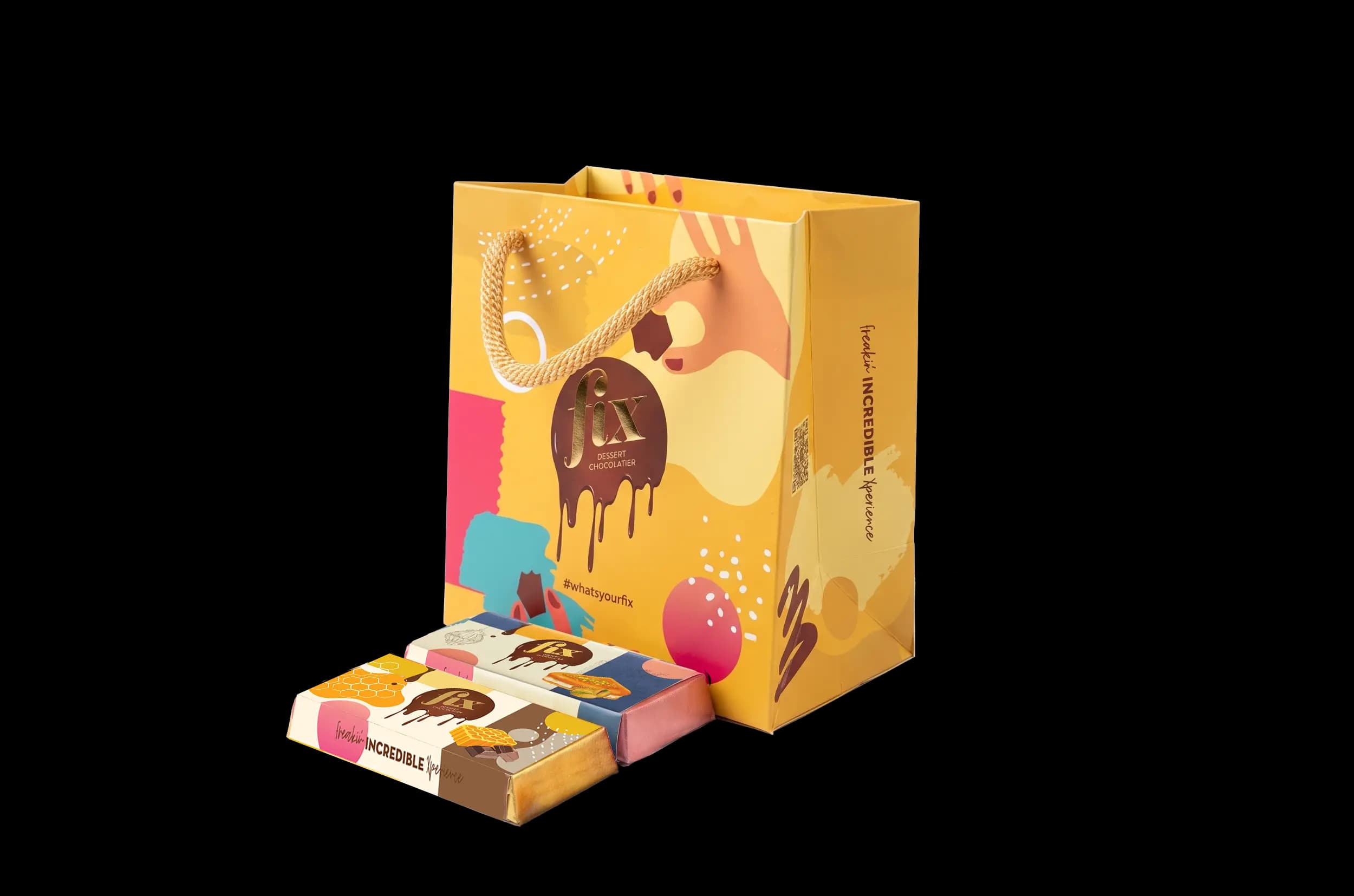 Authentic FIX Dubai Chocolate Luxury Gift Bag - Bespoke UK Orders