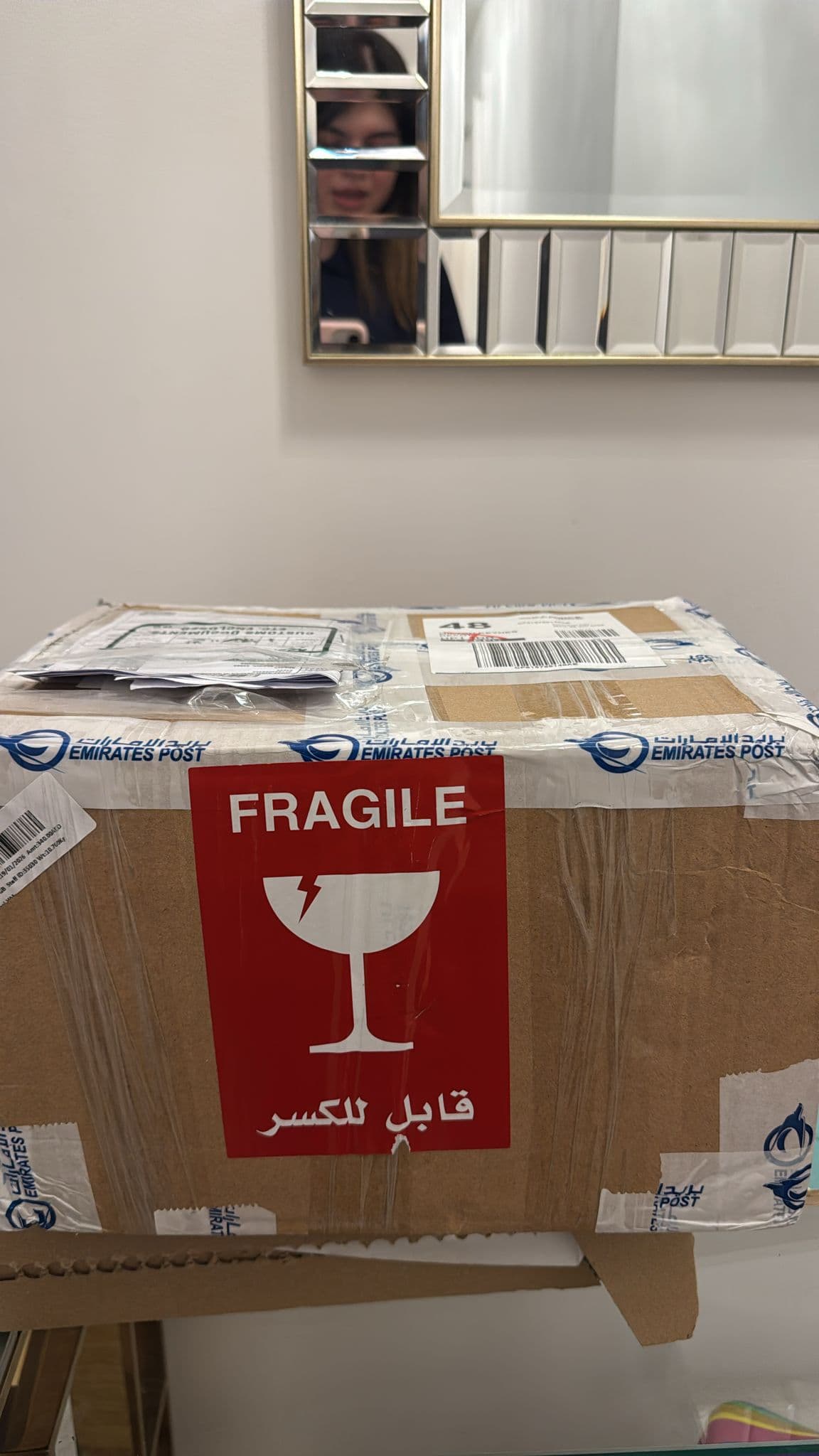 Official Emirates Post Arrival Proof