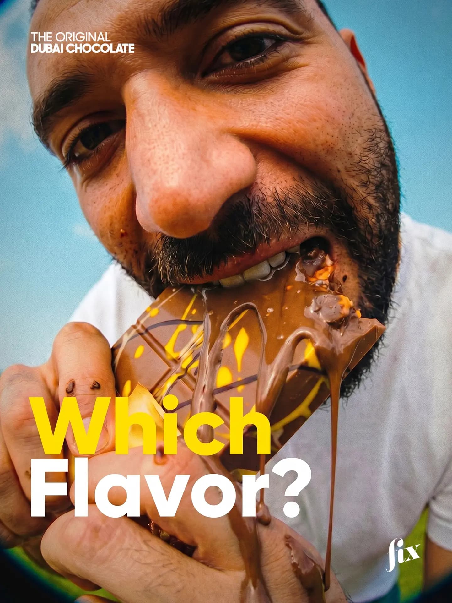 Original FIX Dessert Chocolatier Dubi Chocolate bars collection featuring the viral pistachio knafeh flavor