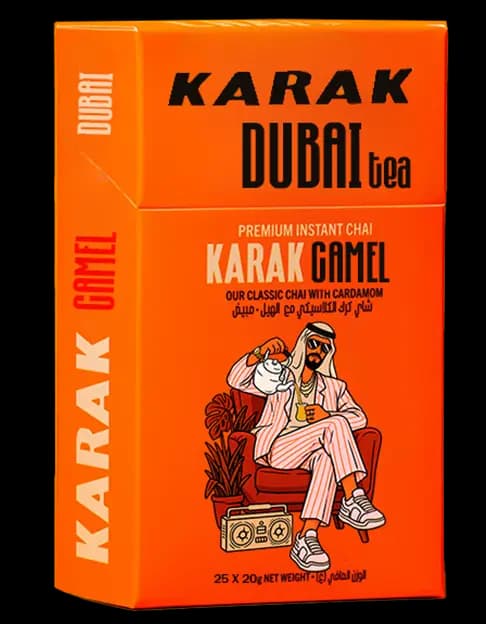 CAMEL Instant Karak Tea & Latte – 25 Sachets | Perfect with Dubai Chocolate
