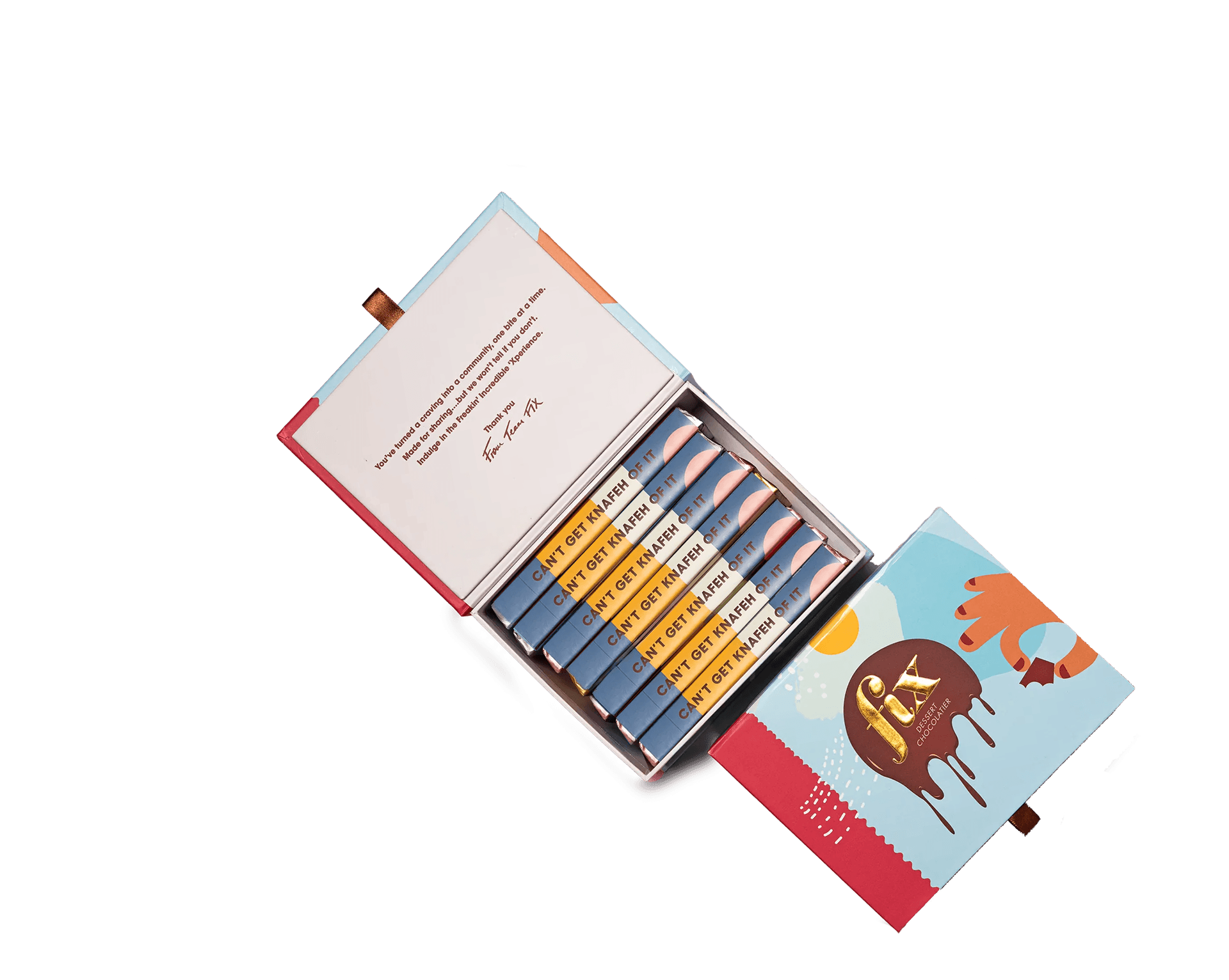 Fix Hero Box (6 Bars) - "Can't Get Knafeh of It" Original Dubai Chocolate